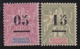 Madagascar   .  Y&T   .    48+50     .     (*)    .      Neuf Sans Gomme - Unused Stamps