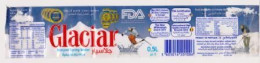 Étiquette D'eau Minérale " GLACIAR " DUBAI - Emirats Arabes Unis  _Ee004 - Other & Unclassified
