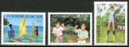 Polynésie Française - 1992 - Série N° 415 à 417 ** - Unused Stamps