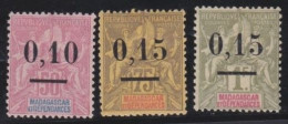 Madagascar   .  Y&T   .    53/55    .     (*)     .      Neuf Sans Gomme - Unused Stamps