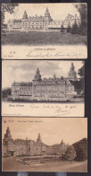 DDFF 890 -- Chateau D Ardenne à HOUYET - 3 Cartes-Vues TP Armoiries Cachets Relais à Etoiles 1904/1908 - 1893-1907 Wappen