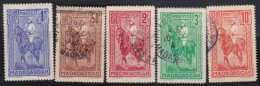 Madagascar   .  Y&T   .   183/187     .      O  ( 183: * )   .      Oblitéré - Used Stamps