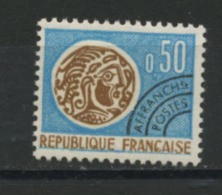 FRANCE -  PRÉOBLITÉRÉ MONNAIE GAULOISE - N° Yvert  128 ** - 1964-1988