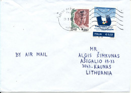 Italy Cover Sent To Lithuania 21-3-2003 - 2001-10: Marcophilie