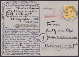 Hannover-Kleefeld: PA 09, BB 03, O, 2 Saubere Bedarfskarten 1946/7, 1x Zusatzfrankatur - Cartas & Documentos