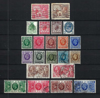 GRANDE BRETAGNE Ca.1911- 36: Lot D' Obl., Forte Cote - Used Stamps