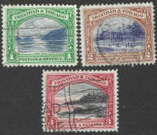 Trinidad & Tobago. 1935-37 Definitives. 1c, 2c, 3c Used. P12 SG 230, 231, 232. M4034 - Trinidad En Tobago (...-1961)