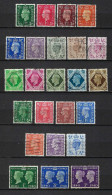 GRANDE BRETAGNE Ca.1937-50: Lot D' Obl. - Used Stamps