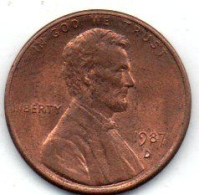 1 Cent 1987D - Other & Unclassified