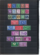 GRANDE BRETAGNE Ca.1952-71: Lot D' Obl. - Usati