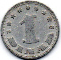 1 Dinar 1953 - Yugoslavia