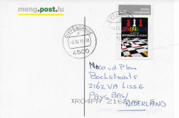 Luxemburg 2011 FDC; Chess Benefralux Differdange - Gebraucht