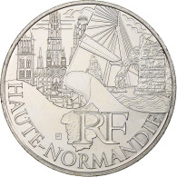 France, 10 Euro, Haute-Normandie, 2011, Monnaie De Paris, SPL+, Argent, KM:1738 - France