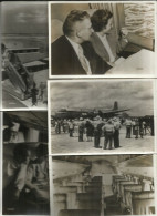 SABENA Lot 10 Zichtkaarten Uitgave Fotoprim Oudere Periode, O.a. Reklamekaart Sabenamagazine Met Tijgertje Luchtvaart - Collections & Lots
