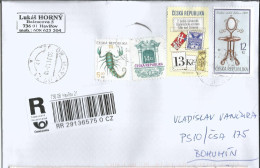 R Envelope Czech Republic Exhibition Of Czech And Slovak Stamps In Zdar 2018 Notice The Poor Scan, The Cover Is O.K. - Autres & Non Classés