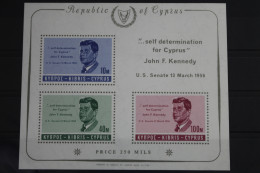Zypern Block 3 Mit 247-249 Postfrisch #VN491 - Used Stamps