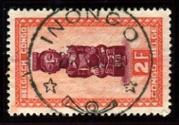 Congo Inongo Oblit. Keach 8A2 Sur C.O.B. 287 Le 24/11/1950 - Gebraucht