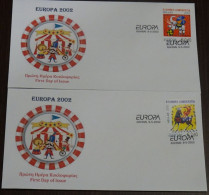 Greece 2002 Europa Unofficial 2 FDC - FDC