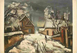 Art - Peinture - Maurice De Vlaminck - Paysage De Neige - CPM - Voir Scans Recto-Verso - Malerei & Gemälde