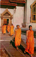 Thailande - Bangkok - The Priests Out From Temple Hall After Daily Sutra - Carte Neuve - CPM - Voir Scans Recto-Verso - Tailandia