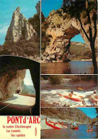 07 - Ardèche - Gorges De L'Ardèche - Le Pont D'Arc - Multivues - Canoë Kayak - Carte Neuve - CPM - Voir Scans Recto-Vers - Vallon Pont D'Arc