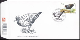 FDC - 3212° - Poule D'eau / Waterhoen / Teichhuhn / Moorhen - Saint-Nicolas - 25-10-2003 - Buzin - 1985-.. Vogels (Buzin)