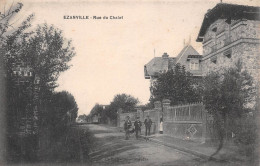 EZANVILLE (Val-d'Oise) - Rue Du Chalet - Tambour De Ville - Ecrit 1918 (2 Scans) - Ezanville