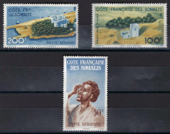 Côte Des Somalis - Poste Aérienne - YT N° 20 à 22 ** - Neuf Sans Charnière - 1947 - Unused Stamps