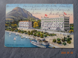 HOTEL    "  EUROPA  "   LUGANO PARADISO - Hotels & Gaststätten