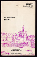 DDEE 927 -- EGYPT Famous Collection John Gilbert - Auction Catalogue 36 Pg - Robson Lowe Basle 1977 + Prices Realised - Catálogos De Casas De Ventas