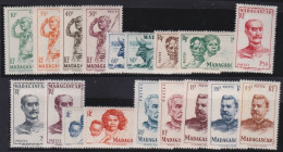 Madagascar   .  Y&T   .      18  Timbres     .       *    .      Neuf Avec Gomme - Neufs