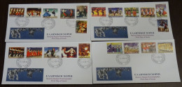 Greece 2002 Greek Dances Imperforate Unofficial FDC - FDC