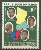 TCHAD 1964 PA N° 16 ** Neuf MNH Superbe C 2.50 € Conférence Des Chefs D'Etat D'Afrique Equatoriale - Ciad (1960-...)