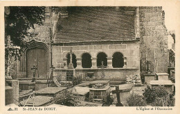 FINISTERE SAINT JEAN DU DOIGT EGLISE ET L'OSSUAIRE  (scan Recto-verso) KEVREN0521 - Saint-Jean-du-Doigt