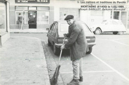 ORNE LES METIERS ET TRADITIONS DU PERCHE MORTAGNE JOSEPH BARILLET BALAYEUR MUNICIPAL 2 (scan Recto-verso) KEVREN0535 - Mortagne Au Perche