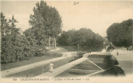 MARNE CHALONS SUR MARNE L'ECLUSE DE L'ILE DU CANAL(scan Recto-verso) KEVREN0529 - Châtillon-sur-Marne