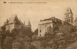 DORDOGNE THIVIERS  LE CHATEAU ET LE CLOCHER DE L'EGLISE(scan Recto-verso) KEVREN0567 - Thiviers