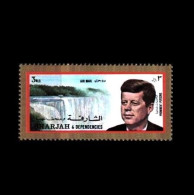 Sharjah: 'John F. Kennedy – Niagara Falls [Niagarafälle – Wasserfall – Waterfalls], 1972', Mi 901A ** - Kennedy (John F.)