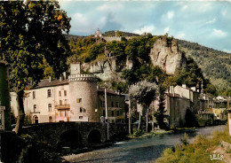 LOZERE MEYRUEIS LA TOUR DE L'HORLOGE LE ROCHER DE LA VIERGE (scan Recto-verso) KEVREN0562 - Meyrueis