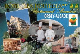 HAUT RHIN ORBEY HOTEL LES BRUYERES RESTAURANT BEAU LIEU (scan Recto-verso) KEVREN0580 - Orbey