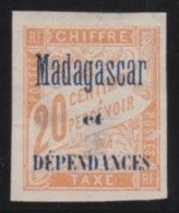 Madagascar   .  Y&T   .     Taxe 3      .     (*)      .      Neuf Sans Gomme - Timbres-taxe