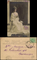 Frühe Fotokunst Fotomontage Mädchen Mit Taube (Reutlinger Paris Fotoserie) 1900 - Non Classés