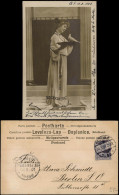 Ansichtskarte  Frühe Fotokunst Fotomontage Frau Mädchen Mit Tauben 1901 - Non Classés