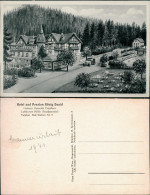 Bad Steben Hotel Und Pension König David Hölle Frankenwald 1930 Pernat-Karte: - Bad Steben