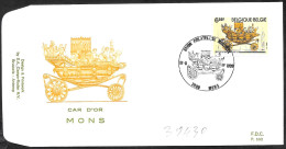 Belgio/Belgium/Belgique: FDC, Cocchio Reale, Royal Chariot, Char Royal - Kutschen