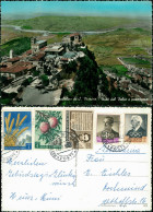 Postcard San Marino Nido Del Falco E Panorama 1959   Mit Guter Misch-Frankatur - Saint-Marin