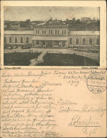 Postcard Wilna Wilno Vilnius Bahnhof Dworzec Kolejowy 1915  Gel. Feldpoststempel - Litauen