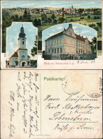 Wintersdorf-Meuselwitz (Thüringen) 3 Bild: Stadt, Schule, Kirche 1913 - Meuselwitz