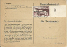 ALLEMAGNE CARTE PRE-TIMBREE 18F SARREBRUCK DE 1955 LETTRE COVER - Cartas & Documentos