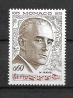 1975 - 1038 **MNH - Maurice Ravel - Nuovi